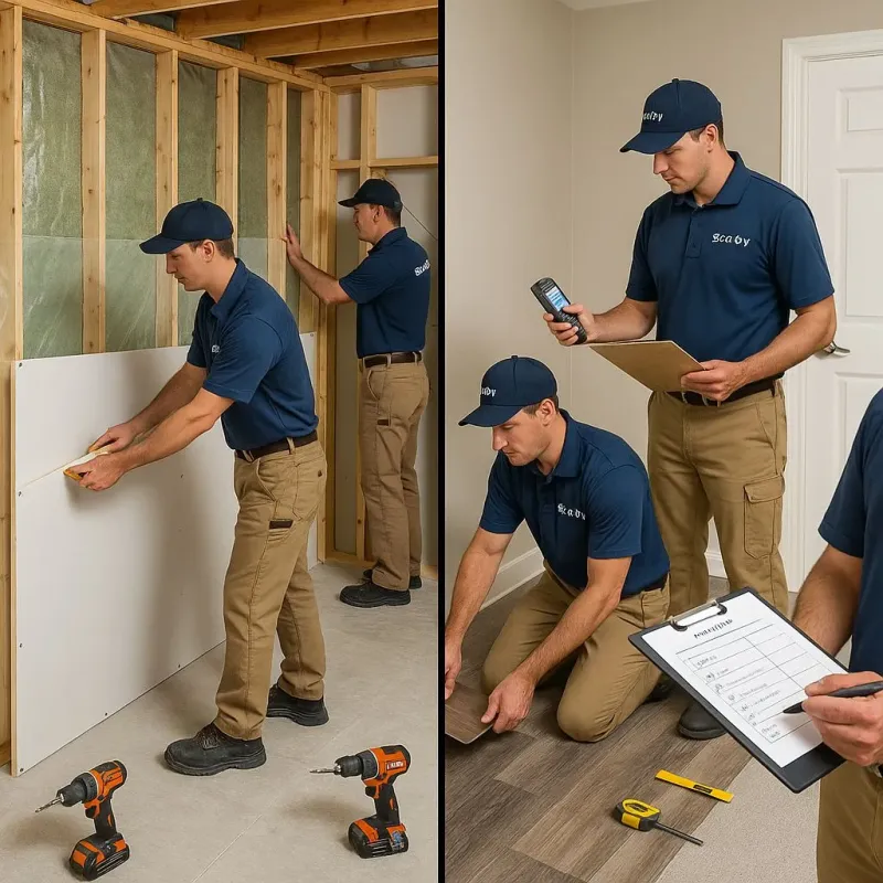 Repairs and Reconstruction process in Hackleburg, AL
